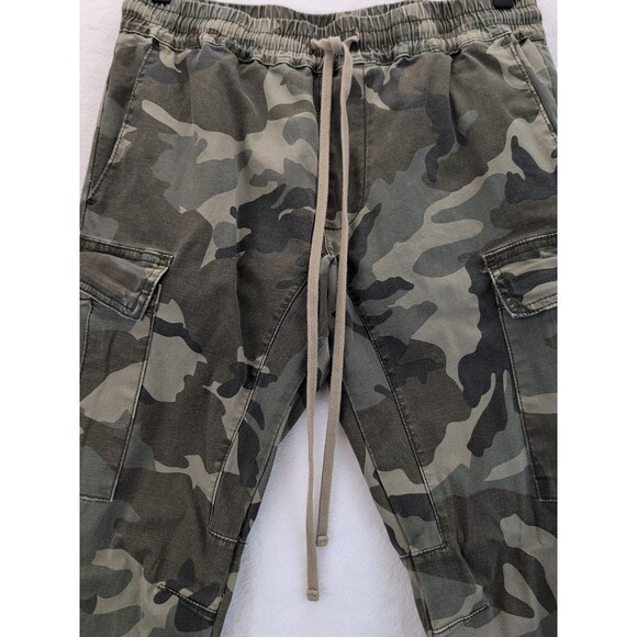 Pacsun Camo Cargo Elastic Waist Drawstring Joggers Size Small - Picture 2 of 12